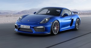 La Porsche Cayman GT4 2016 frappe avant Genève