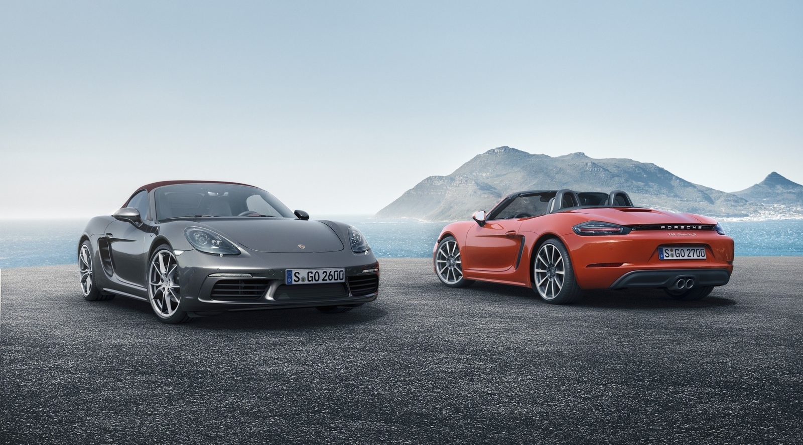 Porsche 718 Boxster et Porsche 718 Boxster S 2017
