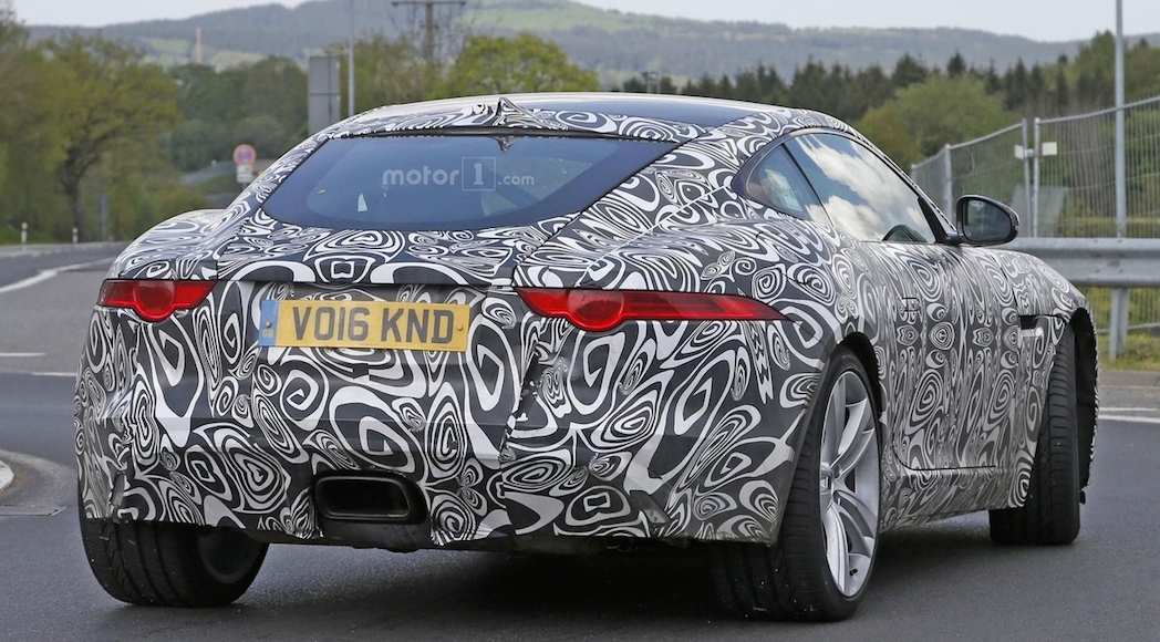 Jaguar F-Type Coupé Prototype 2017 (Source: Motor1.com)