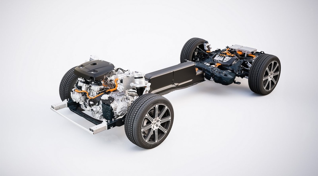 Mécanique Hybride du Volvo XC60 T8 2018