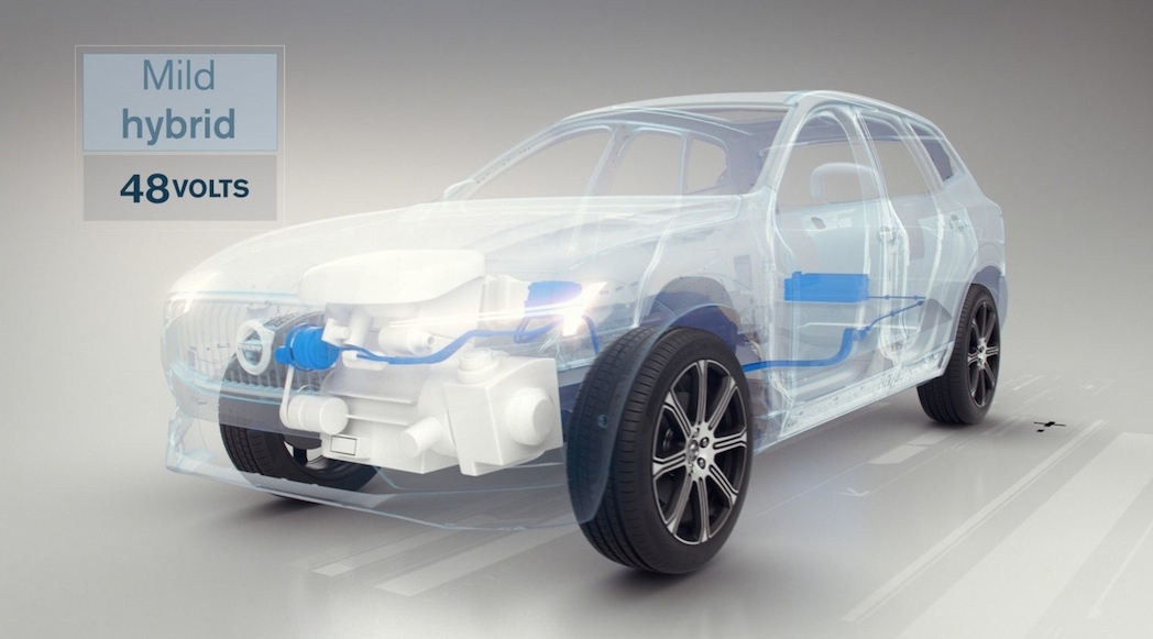 Still from animation - Mild hybrid, 48 volts