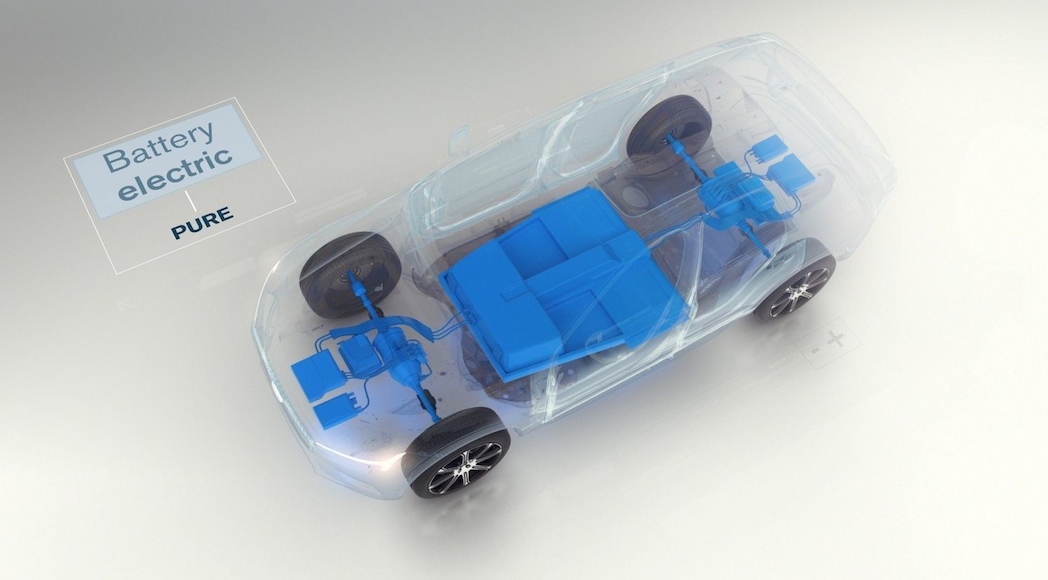 Still from animation - Battery electric, Pure