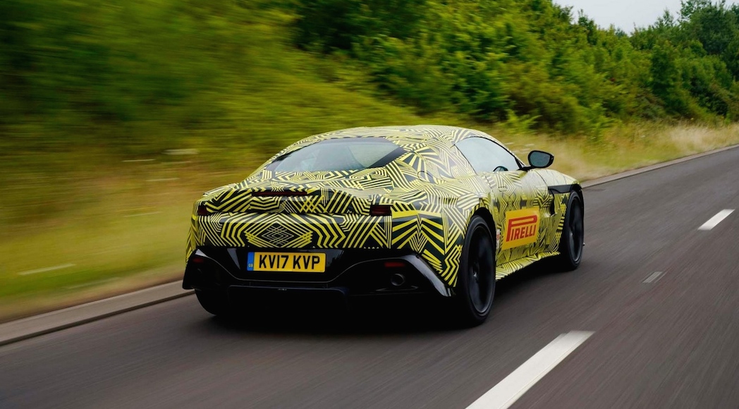 Prototype de l'Aston Martin Vantage 2019