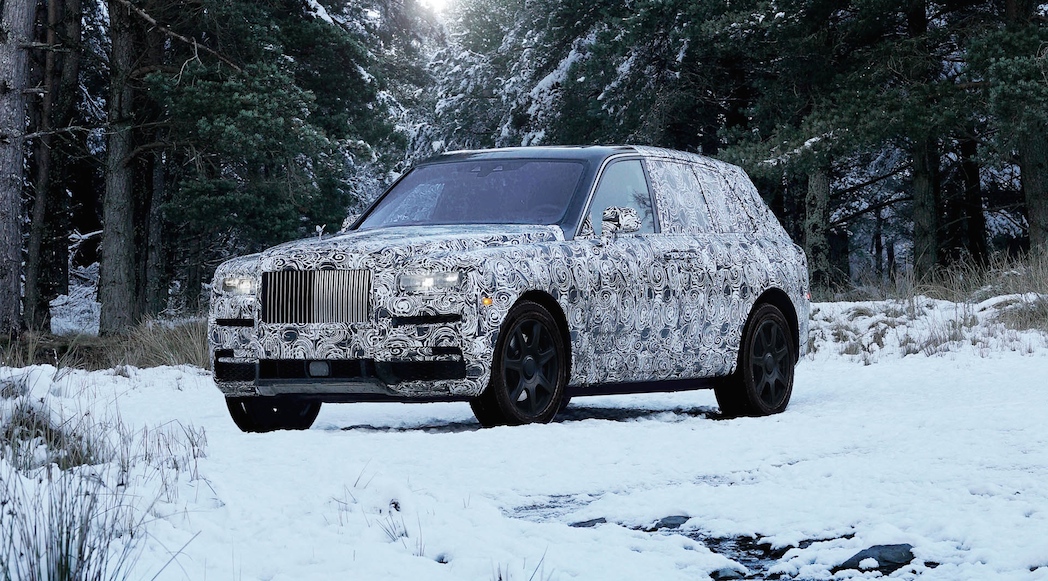 Prototype du Rolls-Royce Cullinan 2019