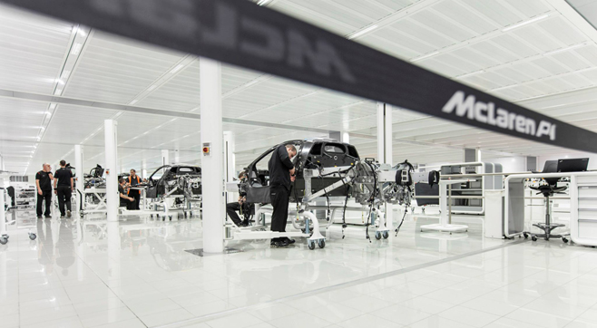 Mclaren P1 production