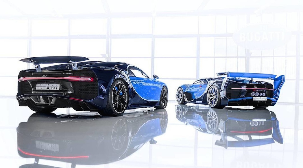 Bugatti Chiron 2017 et Vision Gran Turismo Concept 2015
