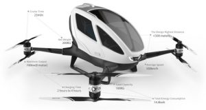 Un taxi drone volant à Dubaï cet été (Vidéo)