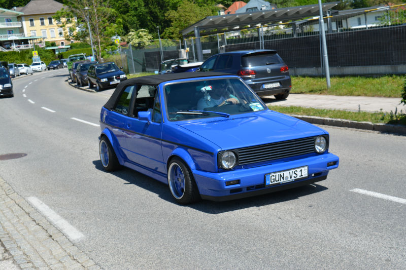 Volkswagen Golf Cabrio MK1 Bleu-Bleu