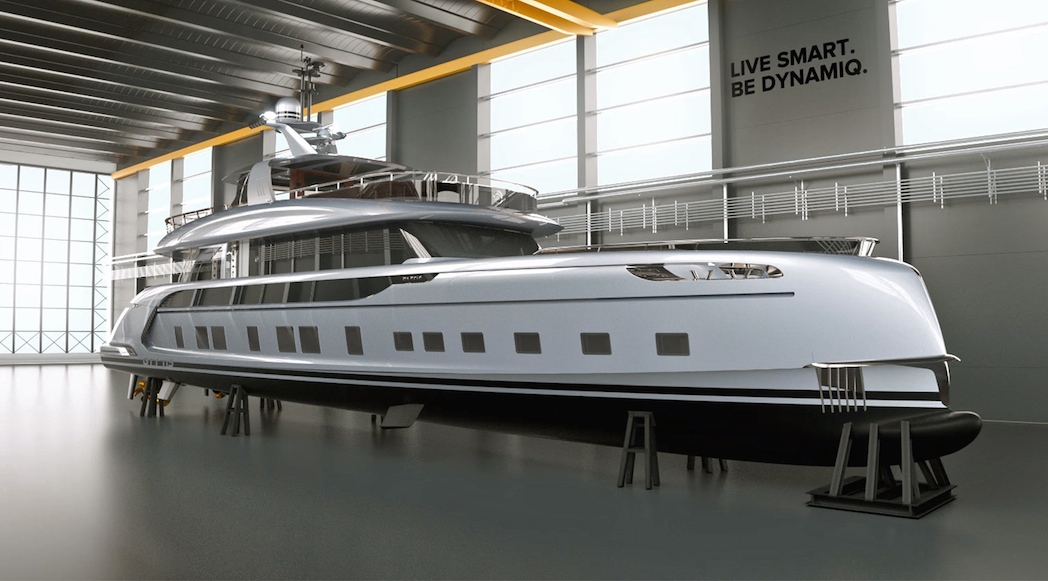 Porsche Design Dynamiq GTT 115 Hybrid Superyacht-e