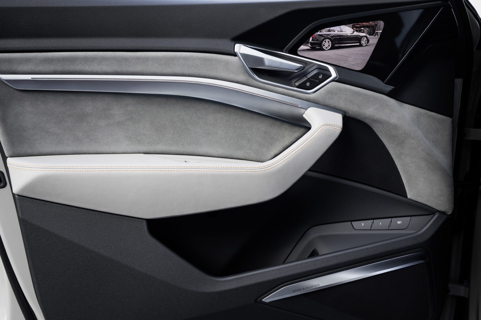 The interior of the Audi e-tron prototype