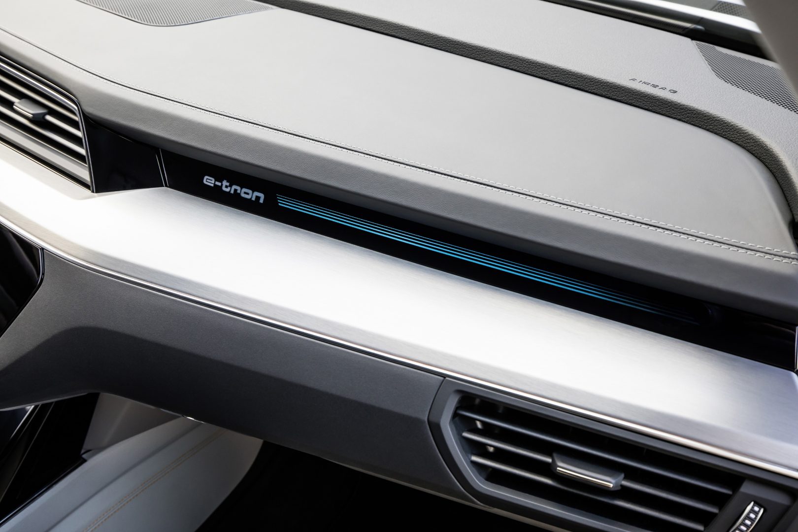 The interior of the Audi e-tron prototype