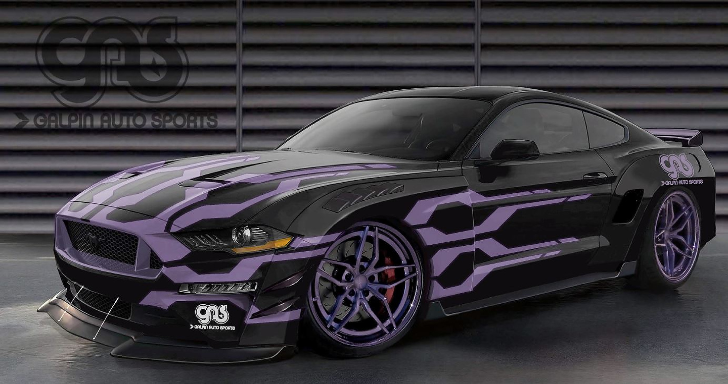 Galpin Auto Sports wide-body road racing Mustang GT | Photo: Ford