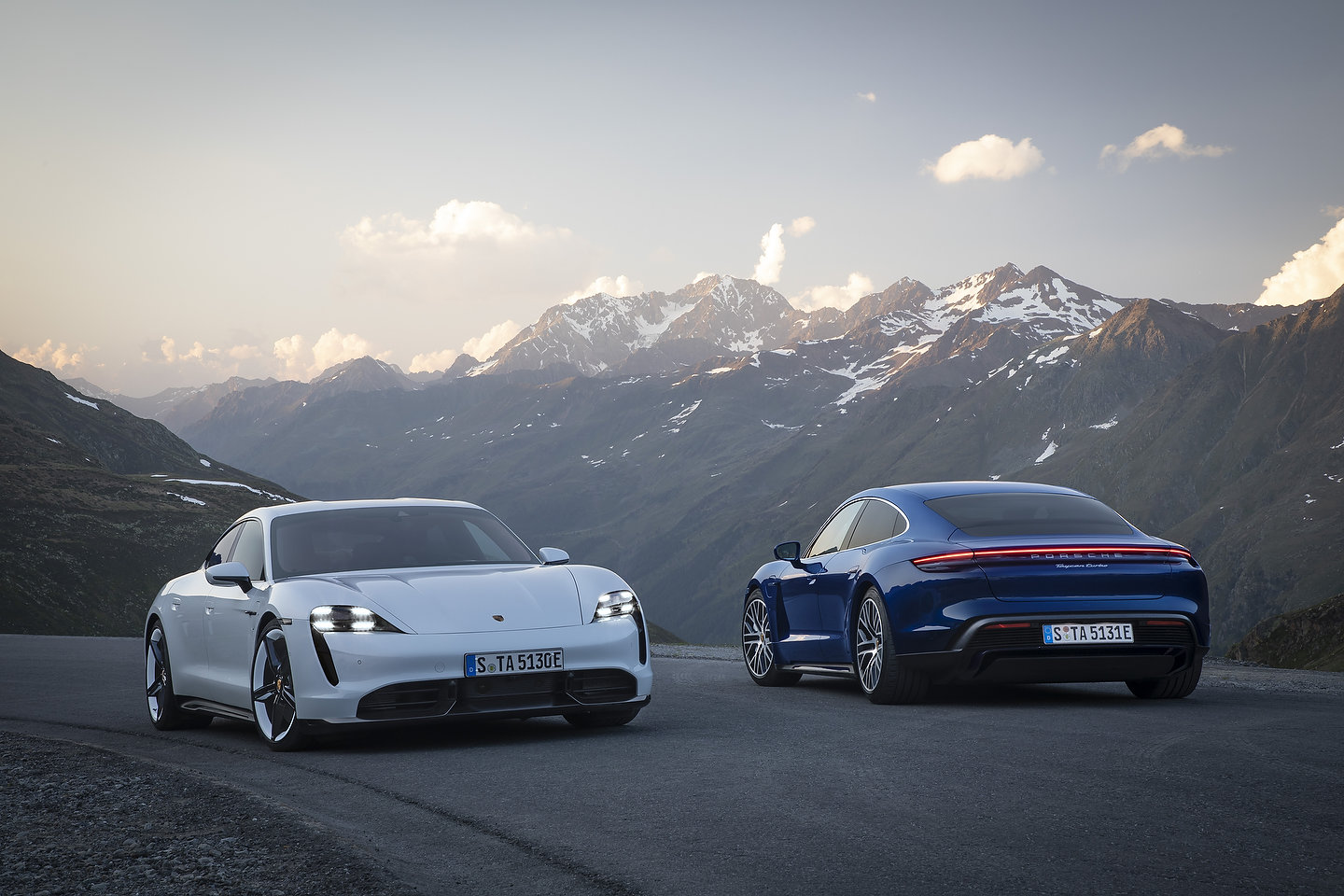 2020 Porsche Taycan Turbo S and Taycan Turbo